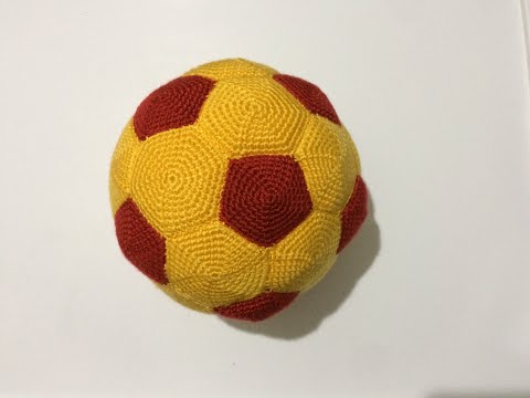 Amigurumi Futbol Topu Yapımı( Dikim Aşamalarıyla birlikte)