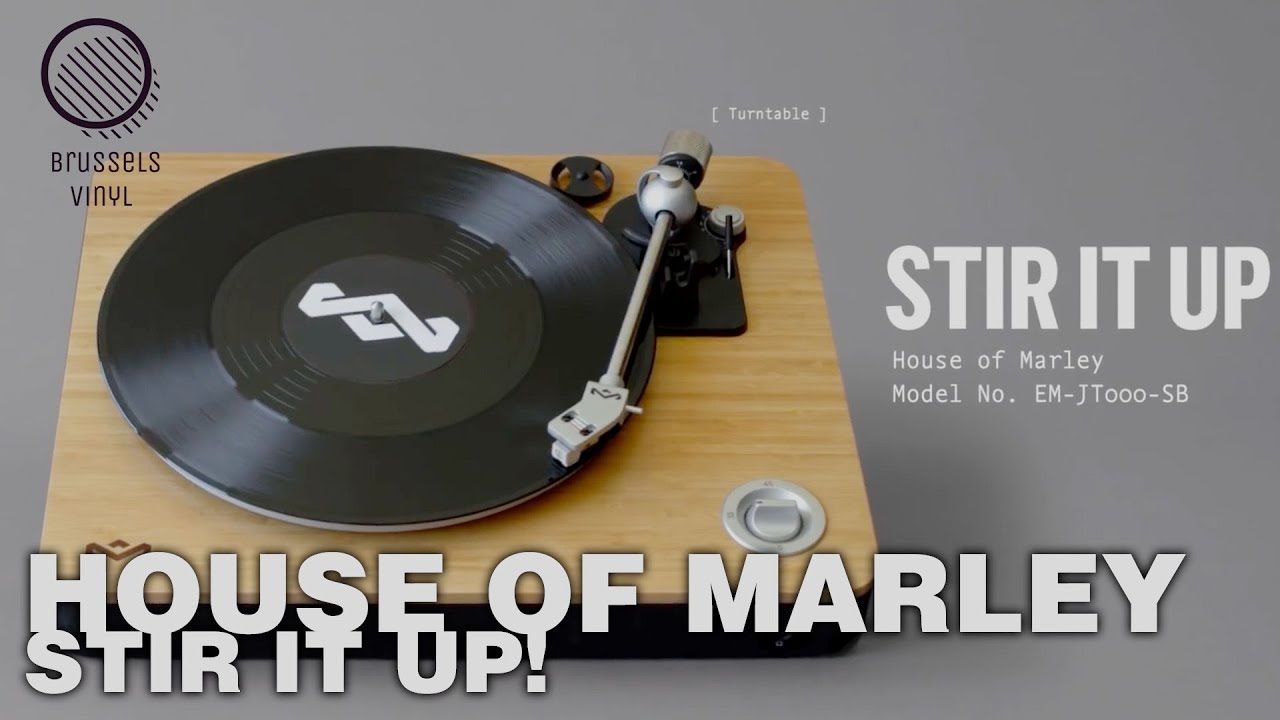 House of Marley Stir It Up Signature Black platine vinyle