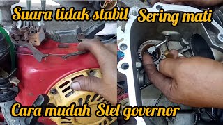 Cara stel governor mesin gx/mesin penggerak