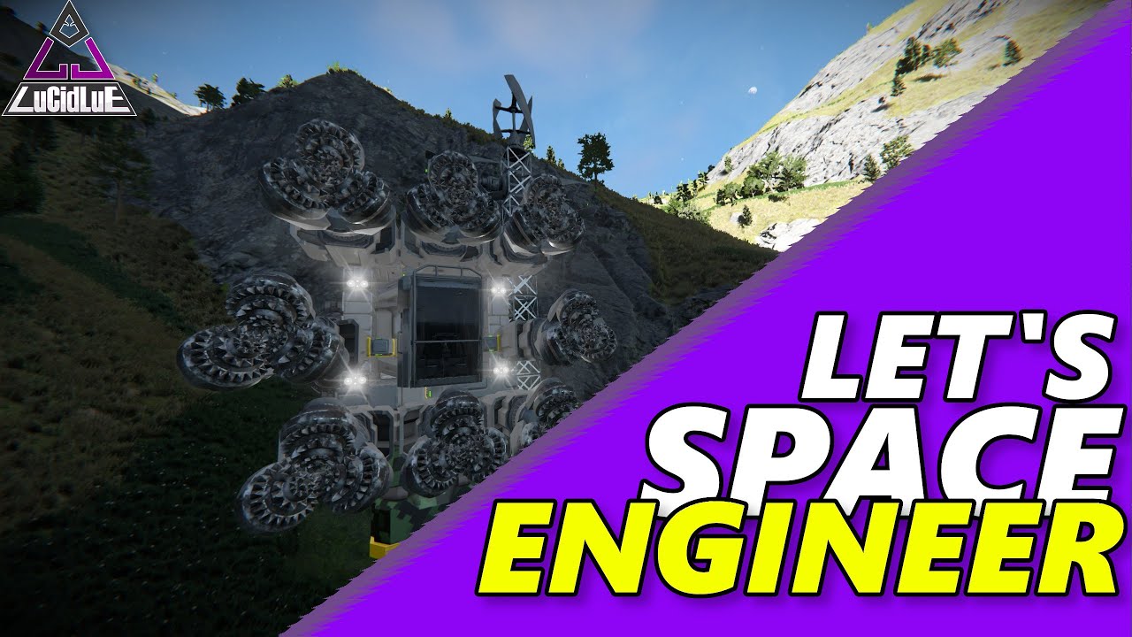 Space Engineers - Testing Out Thrusters - E4 - YouTube