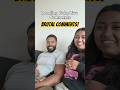 We get Roasted by FAKE Comments | BRUTAL #comedy #husbandwife #couplechallenge #funny #trending