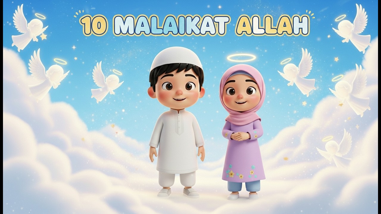 10 Malaikat Allah 🕌 ILagu Anak Islami I Lagu Anak Indonesia