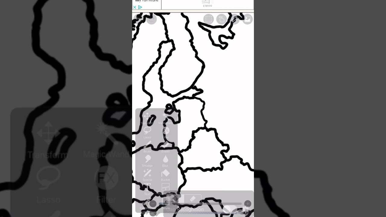 Day 1 of making custom flags and countries in IbispaintX