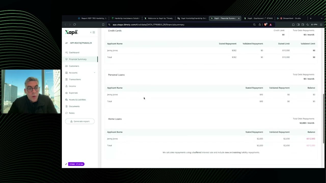 Assessing financial hardship