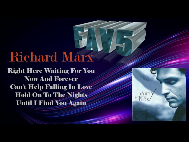 Richard Marx - Fav5 Hits class=