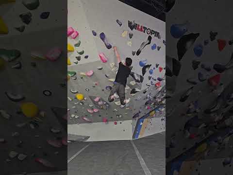 How to turn a V2 into a V4! #bouldering #boulderinggym #climbing #climbingfun