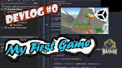 Making My First Game In Unity......... || DevLog #0 || Unity GameDev