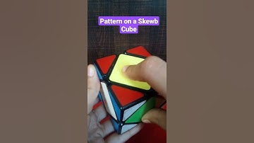 Pattern on a Skewb Cube #short #shortvideo #firstshortvideo #youtubeshort