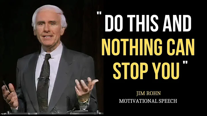 Do This and Nothing Can Stop You Jim Rohn Self Discipline