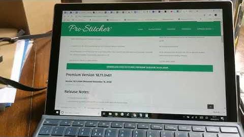 Pro Stitcher Premium Version 5 - How To Install Latest Version Part 1