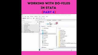 (Pt.4) Working with Do-Files in Stata || Creating, Managing and Running Do-Files #stata