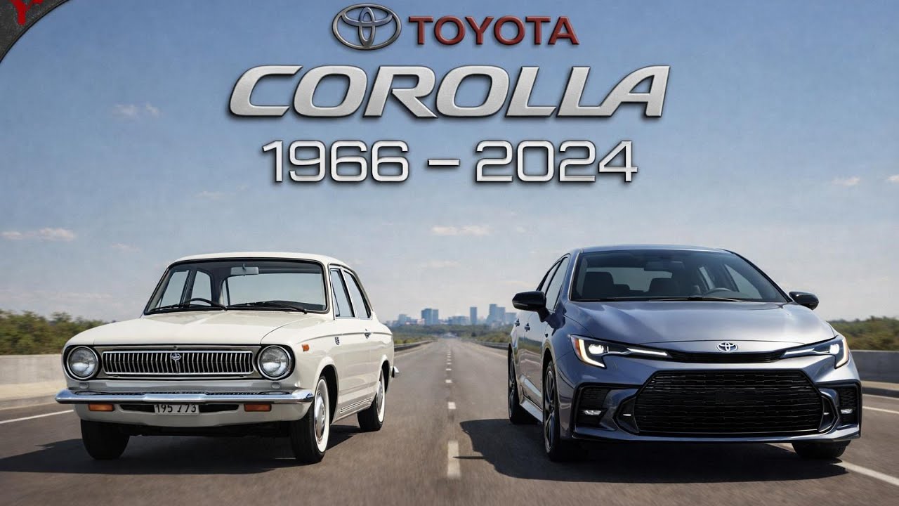 1966 → 2024: How Toyota Corolla Became a Global Icon