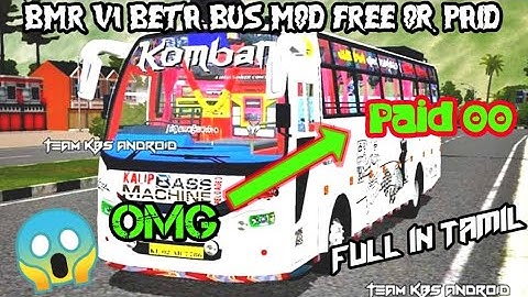 👑 Team kbs android 🤩 New Bus  BMR V1 Beta Free or paid mod full details in tamil video