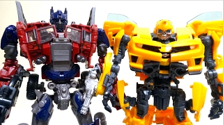 【Transformers おもちゃ変形解説】MB-01 オプティマスプライム & MB-02 バンブルビー トランスフォーマー ムービーザベスト ヲタファのじっくり変形レビュー