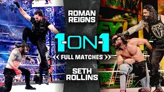 FULL MATCHES: Roman Reigns vs. Seth Rollins | 1-on-1 on WWE PLEs