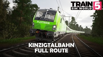 TSW5: Kinzigtalbahn FULL ROUTE // Frankfurt - Fulda // FlixTrain Vectron