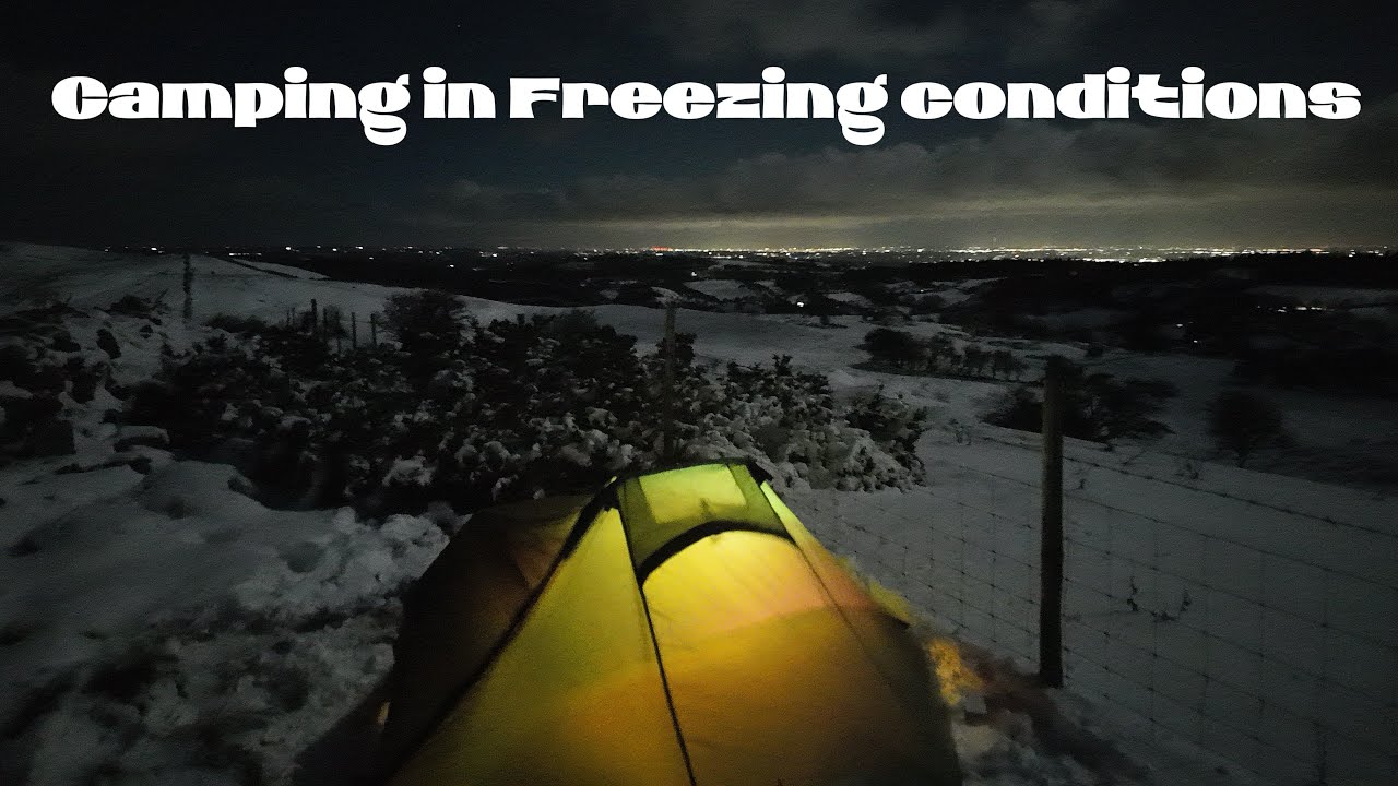 Camping in freezing conditions in wales 