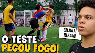 TEVE BRIG4 NO TESTE DO TIGER FC KIDS SUB 13?! Ft. Isaac Xavier 