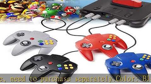 2 Pack N64 Controller, iNNEXT Classic Wired N64 64-bit Game pad Joystick for Ultra 64 Video Game Co