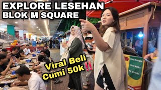 JAKARTA NIGHTLIFE‼️NIGHT SNACKS ON THE LESEHAN BLOCK M SQUARE❗️JAKARTA CULINARY CENTER