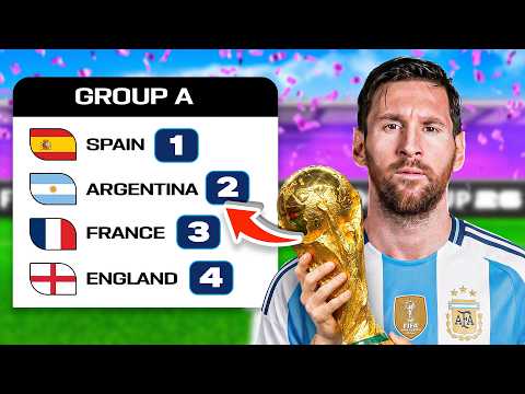World Cup, But in FIFA RANKINGS ORDER! 🌎