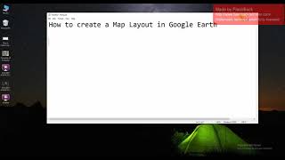 How to create a map layout in Google Earth | Google Earth Software