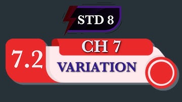 CLASS 8 MATH CH 7 VARIATION PRACTICE SET 7.2