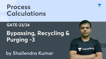 Bypassing, Recycling & Purging -3 | L:23 | GATE-2023/24 |आरोहण बैच | GATE-23/24 | Shailendra Kumar