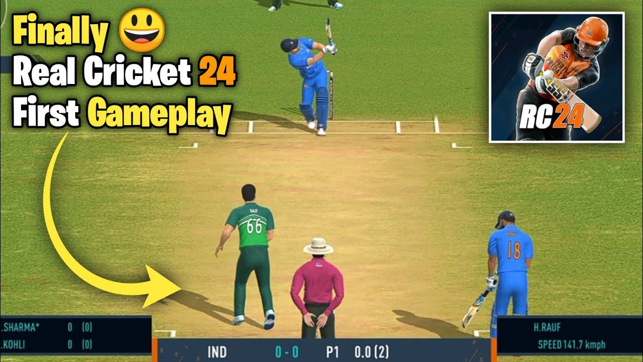 Real Cricket 24 First Gameplay | PROZEE YOUTUBE #realcricket24 # ...