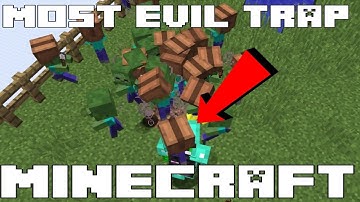 THE MOST EVIL DEADLY TRAP IN MINECRAFT TUTORIAL - BABY ZOMBIE BOUNCING BETTY