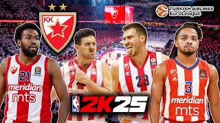 Crvena Zvezda Euroleague Rebuilding Nba 2K25 4K