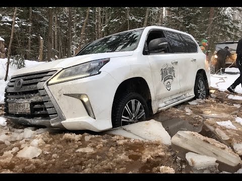 Видео: LEXUS LX 570 на OFF-road (РАУНД 2) + ГЕЛИК G500 + ARTIC TRUCK + JEEP RUBICON