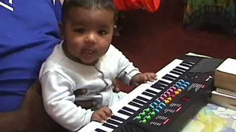 Youngest Musician - Dave Mathews Cherian @ 3 month...
