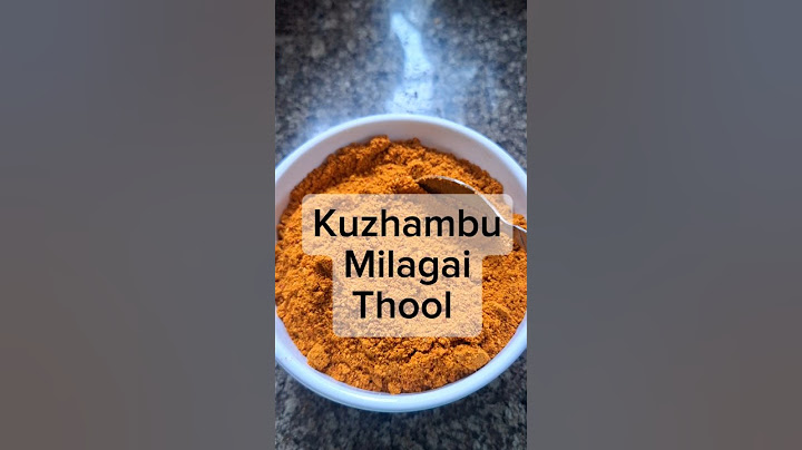 Kuzhambu Milagai Thool | Secret Spice Mix for Perfect South Indian Kuzhambu | Venkatesh Bhat Style