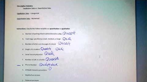 Statistical definitions 2