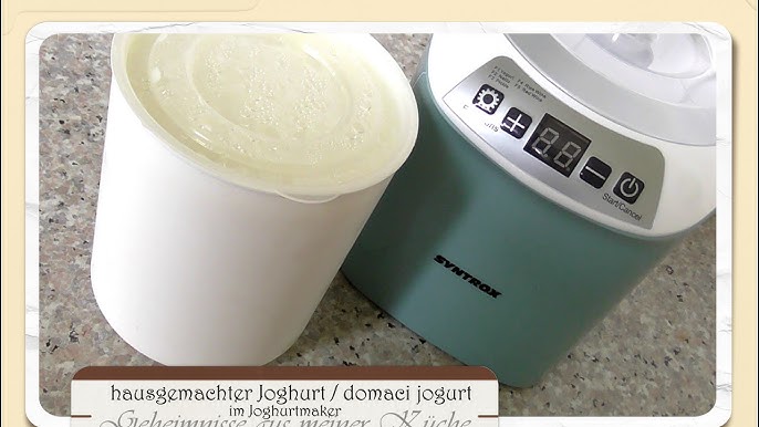 SilverCrest Yogurt Maker SJB A1 REVIEW (Lidl 18 7 pots) - 18W YouTube