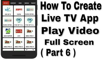 How To Create Live TV App in Kodular | With aia File( part 6 )App Creator