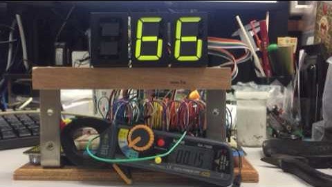 Test Seven segment electromechanical flip display by Arduino Uno, ULN2003 ,74HC595 #shorts