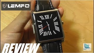REVIEW: LEMFO LF20 - Stylish Smartwatch (Leather, Aluminum) screenshot 4