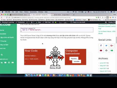 1 Syntax Parser  Execution Context  Lexical Environment là gì