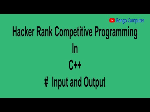 Learn How to Solve Hacker Rank Practice C++ Problem Introduction #001 Input and Output
