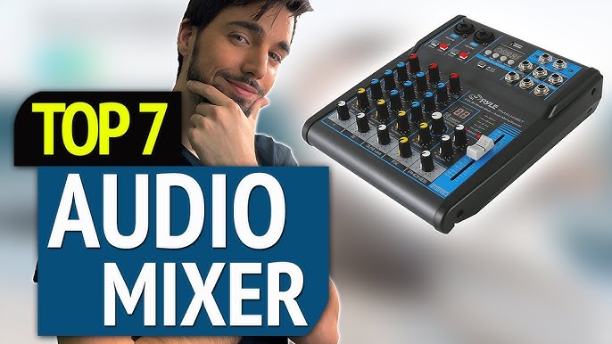 top quality battery powered audio mixer