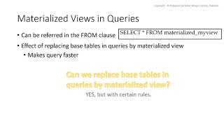 Materialized Views | SQL | English | 10-4