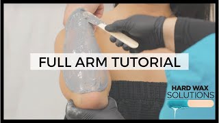 Full Arm & Underarm Waxing Tutorial w/ Hard Wax screenshot 5