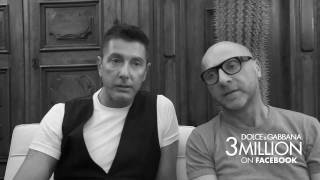 Dolce & Gabbana 3 million likers on Facebook