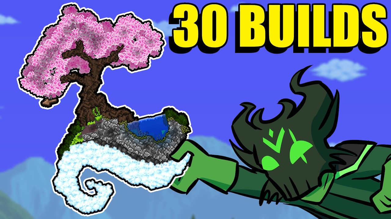 Touring my Custom Skyblock World! | Terraria