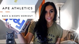 That Burned | Ape Athletics Womens Haul | Back and Biceps Workout