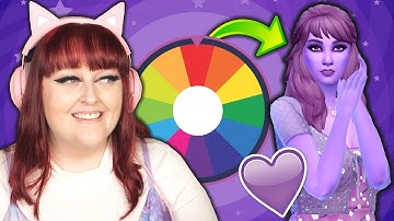 Can I Create a Sim using ONLY the color Purple? 💜