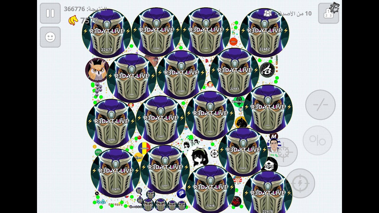 بث اقاريو رمضان كريم  😍🔥| live agar.io mobile