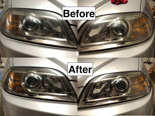 Walmart Turtle Wax Head Light Lens Restore Kit Review How To Restoring The  Acura RSX Headlights 